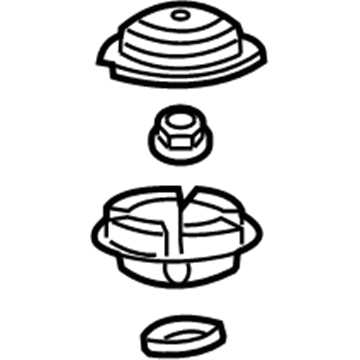 Saturn Ion Shock And Strut Mount - 22687780