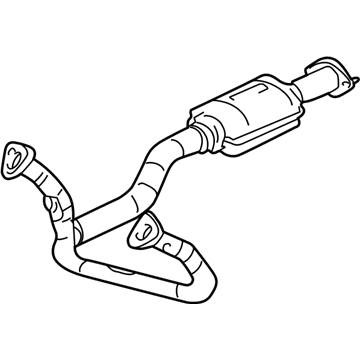 2001 Oldsmobile Bravada Catalytic Converter - 15744828