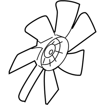 Cadillac 21999768 Fan Blade