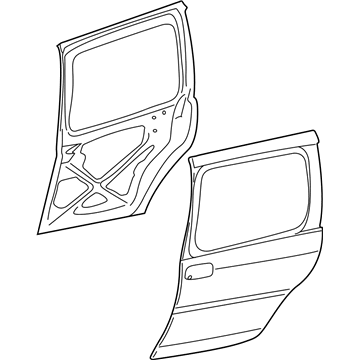 Pontiac 88980791 Door Shell