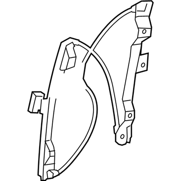 GM 92254126 Front Side Door Window Regulator