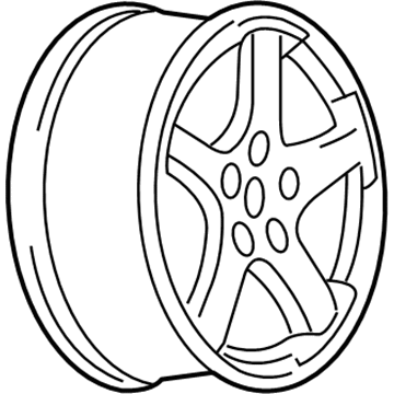 Pontiac 9594881 Wheel, Alloy