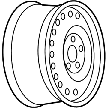 Pontiac 9595642 Wheel, Steel