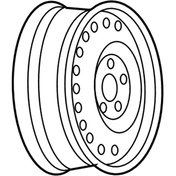 Pontiac 9593686 Wheel, Spare