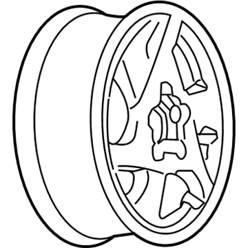 Pontiac 12490099 Wheel, Alloy