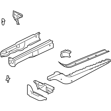 Cadillac 22772868 Lower Rail Assembly