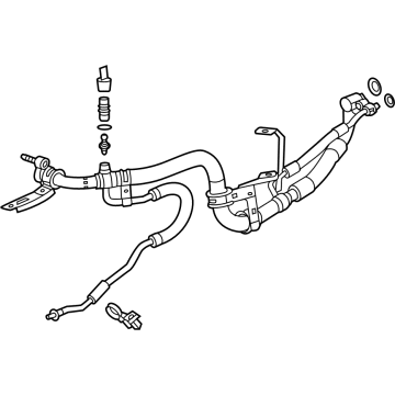 Cadillac 84798196 Rear A/C Hose