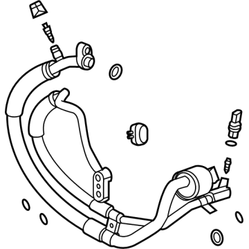 Cadillac CT4 A/C Hose - 84998360