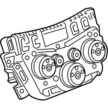 GM 42588194 Control Assembly, Htr & A/C (W/ Cable Cont)