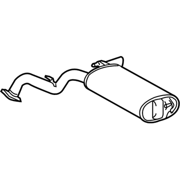 Pontiac Vibe Muffler - 88975829