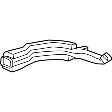 GM 96968396 Duct, Side Window Defogger Outlet