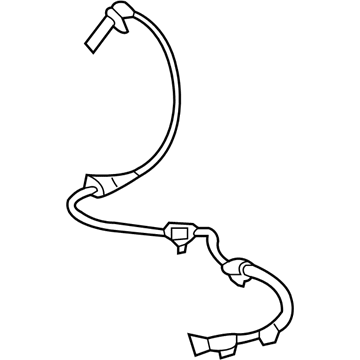 Buick 23417245 Front Speed Sensor