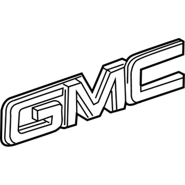 GM 23122158 End Gate Emblem