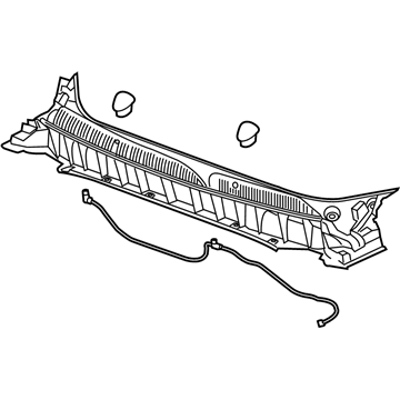 Cadillac 84228672 Cowl Grille