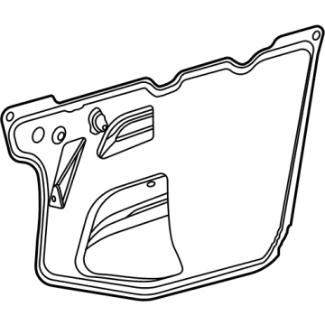 Cadillac 84277686 Water Deflector