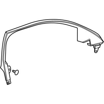 Cadillac 23242706 Window Trim