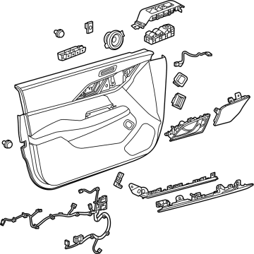 Cadillac 85000549 Door Trim Panel