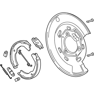 2015 Cadillac SRX Brake Backing Plate - 22851539