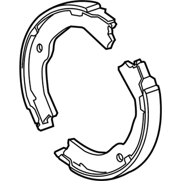 2015 Cadillac SRX Brake Shoe - 20921108