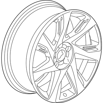 Cadillac 23203130 Wheel, Alloy