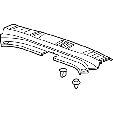 GM 22823158 Panel Assembly, Rear End Trim Finish *Shale