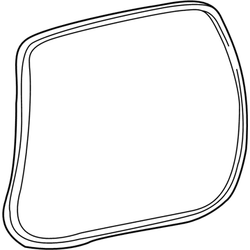 GM 15174842 Weatherstrip,Rear Door