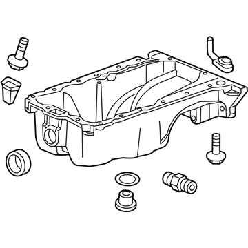 Cadillac Oil Pan - 55573108