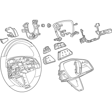 Cadillac 86516276 Steering Wheel