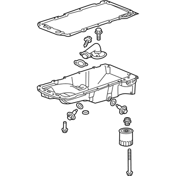 Chevy 12626225 Oil Pan