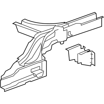 GM 20838157 Rail Assembly, Underbody Rear Side