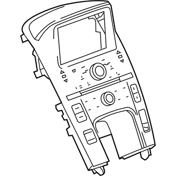 GM 22886687 Control Assembly, Amplitude Modulation/Frequency Modulation Stereo Radio *White