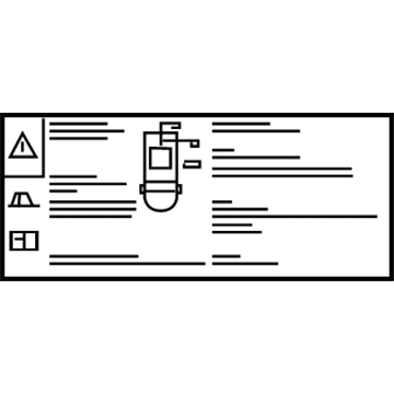 Chevy 23157740 Battery Label