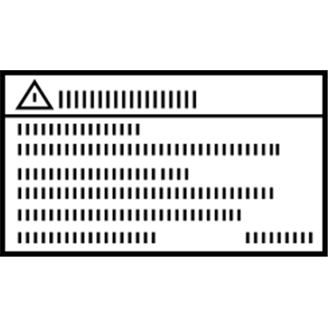 Chevy 94735730 Fuel Label