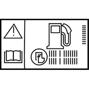 Chevy 20933713 Fuel Label