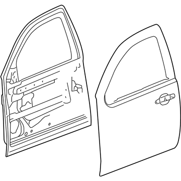 Cadillac 22892589 Door Shell