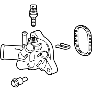 Buick 12707589 Water Outlet