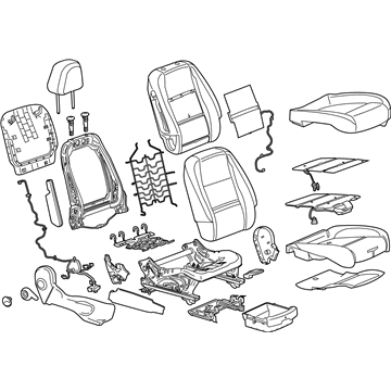 Chevy 42730293 Seat Assembly