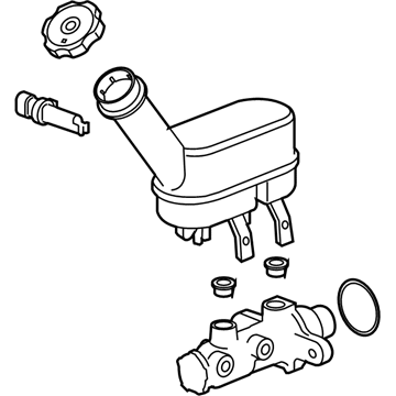 Saturn 84744483 Master Cylinder