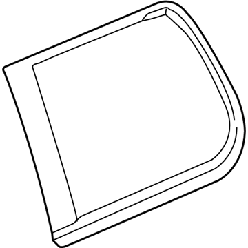 GM 23134806 Molding Assembly, Rear Side Door Window Reveal