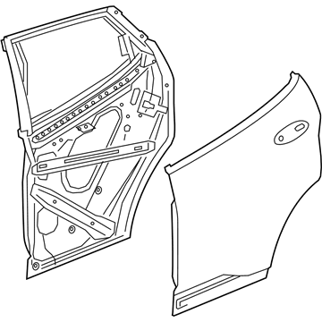 Chevy 42679302 Door Shell