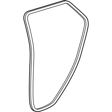 GM 42588070 Weatherstrip Assembly, Rear Side Door (Body Side)