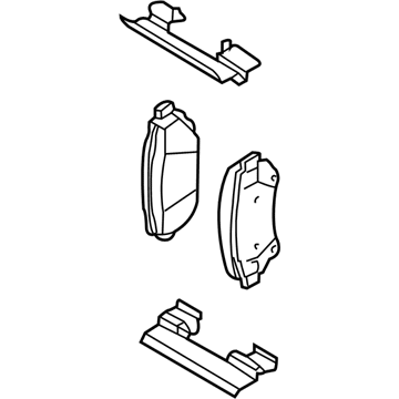 GM 88967257 Pad Kit,Front Disc Brake