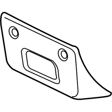 GMC 22891636 License Bracket