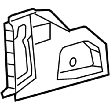 GM 92420262 Shield, Front Compartment Side Sight