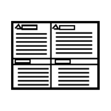 GM 22711205 Label, A/C Refrigerant Caution