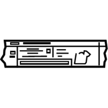 Saturn 19354745 Emission Label