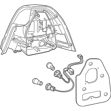 Chevy Caprice Back Up Light - 92245552