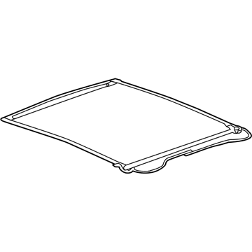 GM 23133735 Sunshade Assembly, Sun Roof *Titanium