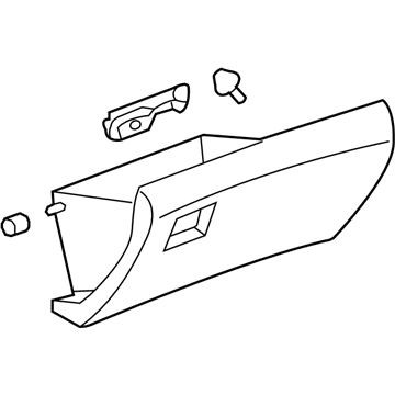 GM 22832085 Compartment Assembly, Instrument Panel *Dark Titanium