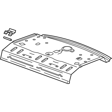 Chevy 42386684 Package Tray Panel